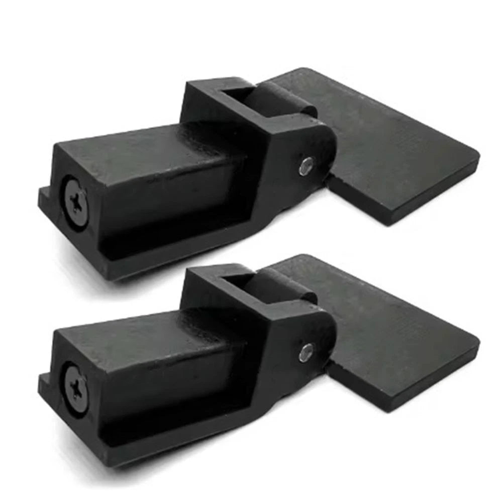 2X Black Plastic Dust Cover Hinge for AT LP120 LP5 LP140 Vinyl Turntable
