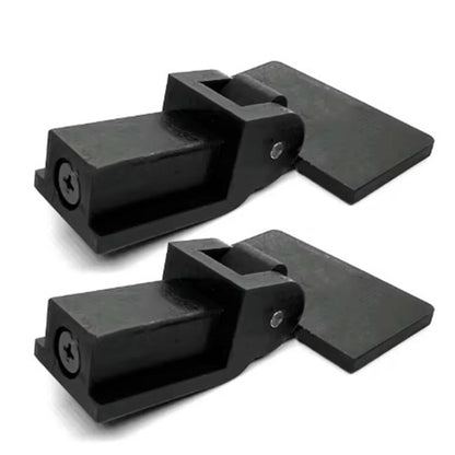 2X Black Plastic Dust Cover Hinge for AT LP120 LP5 LP140 Vinyl Turntable