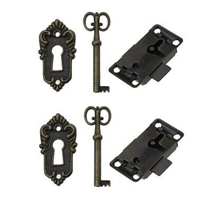 Cabinet Door Locks Set for Home Improvement (Decorative Cover Box)