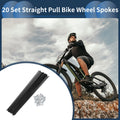Bicycle Spokes Front Replacement Set 14G Straight Pull 181mm for Universal (All Years)