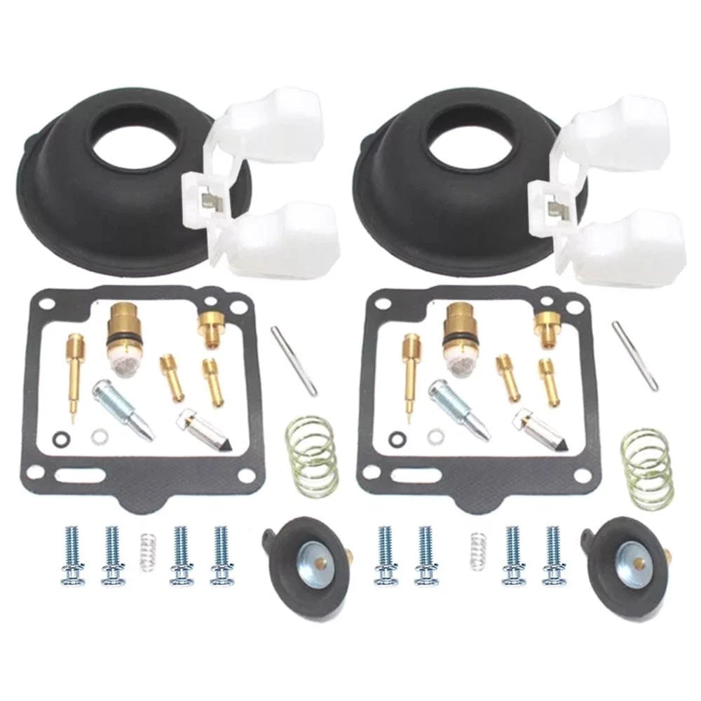 2X Carburetor Repair Rebuild Kit Diaphragm for XV750 XV1100 Virago (1981–1999)