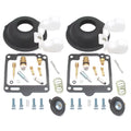2X Carburetor Repair Rebuild Kit Diaphragm for XV750 XV1100 Virago (1981–1999)