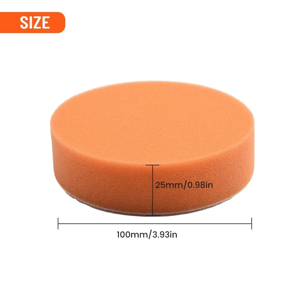 Set of 4 Polishing Buffing Pads for Lacquered Objects (4 inch)