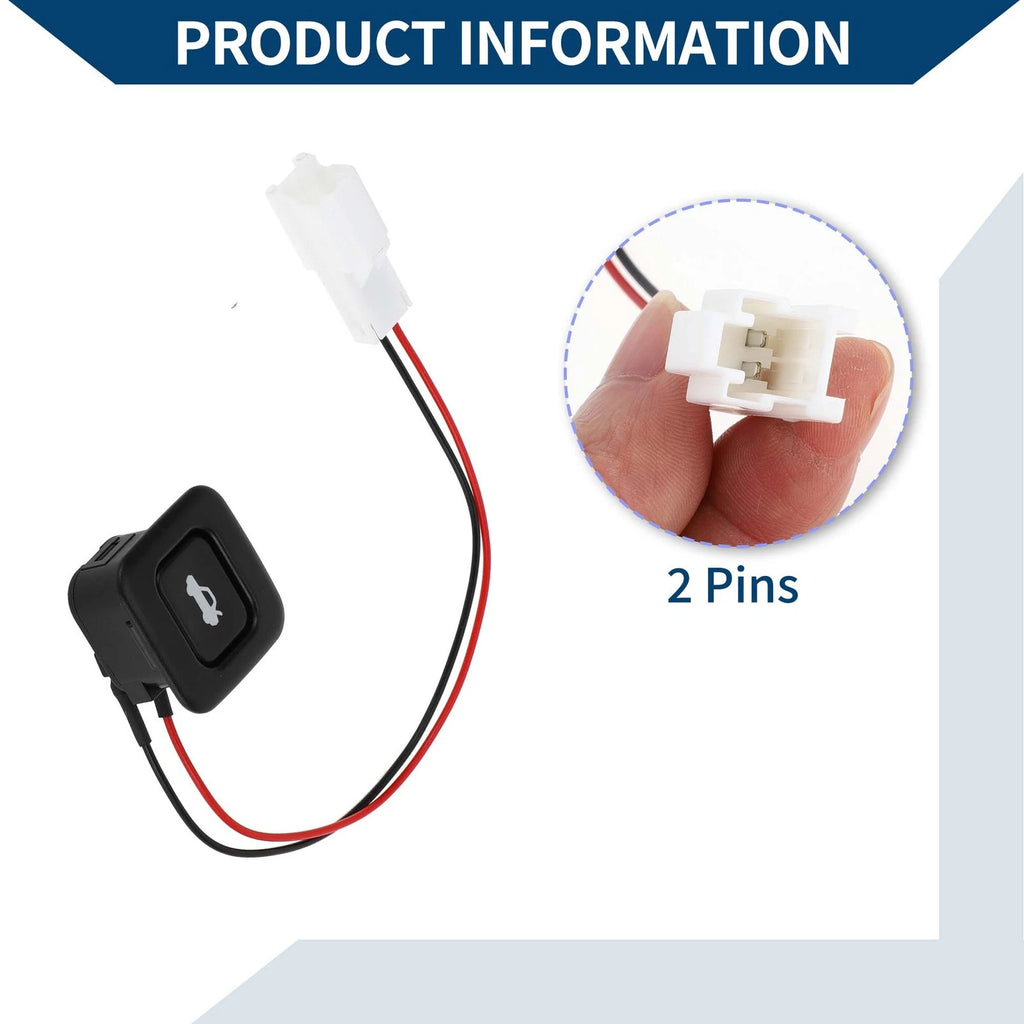 Trunk Lid Lock Release Push Switch for Hyundai Elantra (2017–2020)