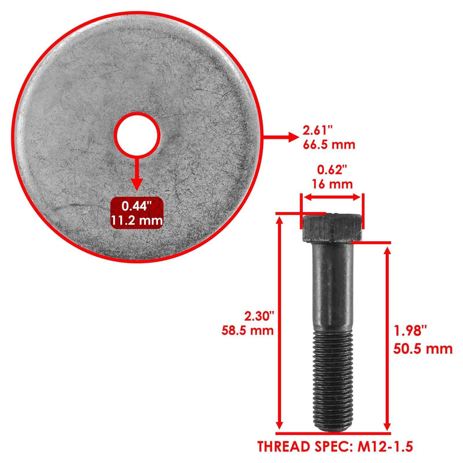 Deck Blade with Bolt Replacement for John Deere SRX75 SRX95 STX30 (2010–2018)