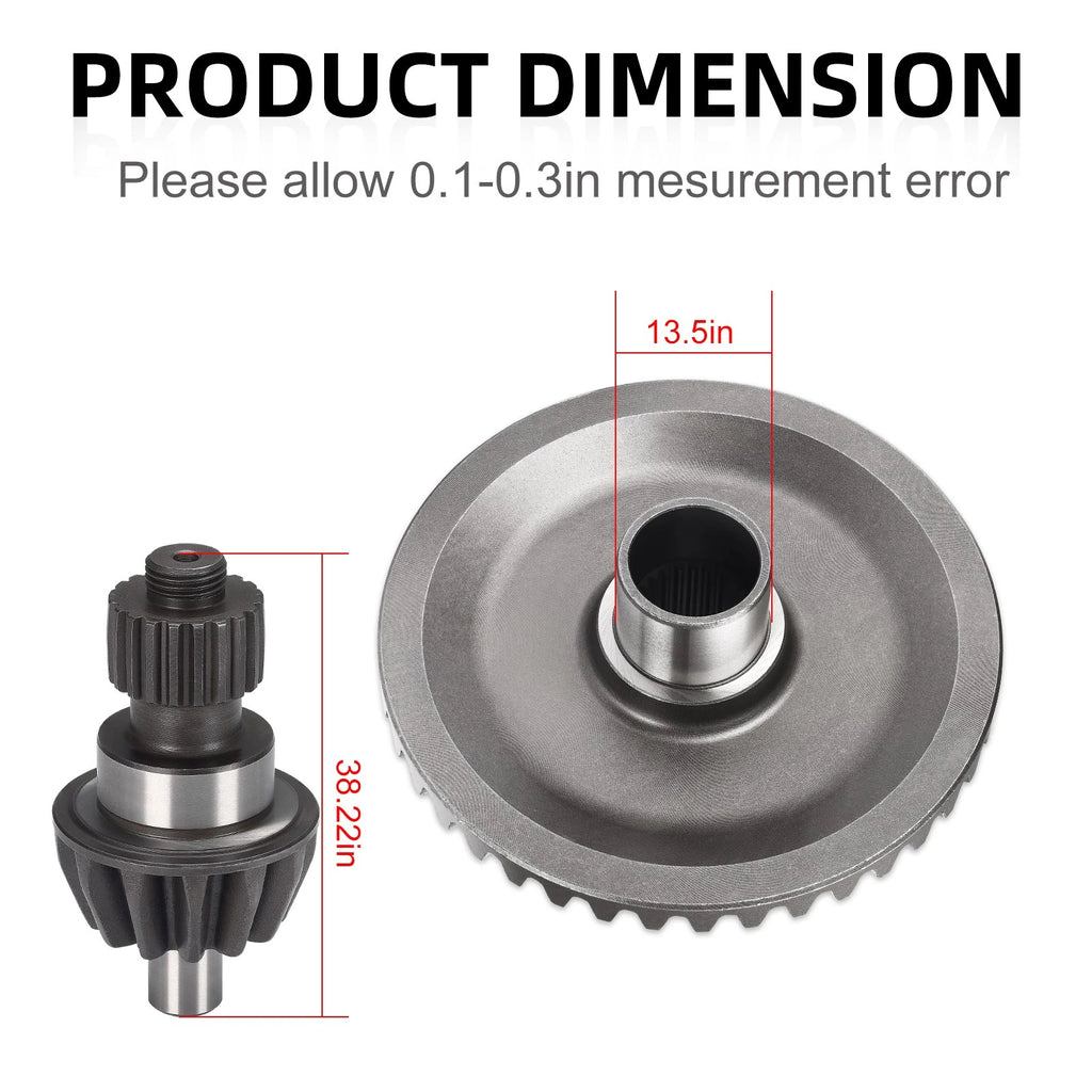 Rear Differential Ring & Pinion Gear Kit for Honda Rancher 420 TRX420 (2014–2024)