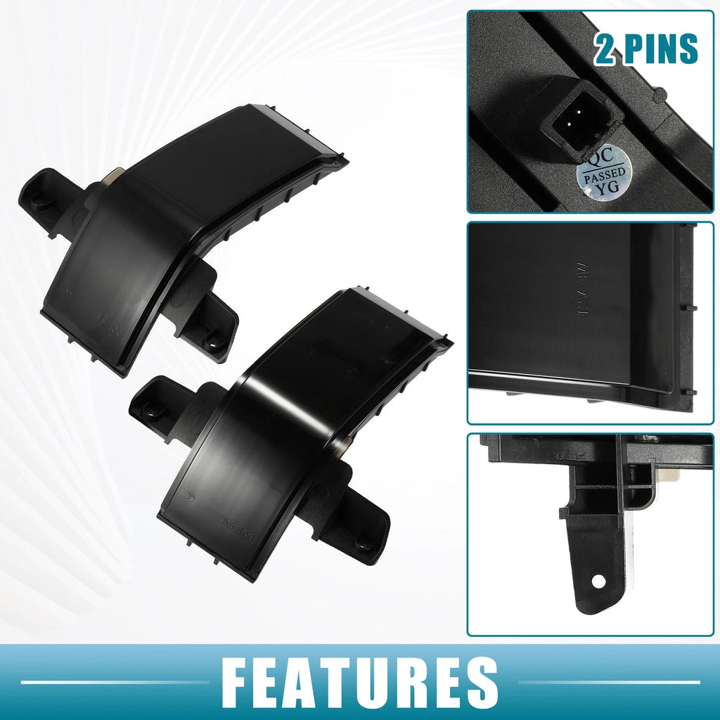 Side Mirror Turn Signal Light Pair Replacement for Cadillac Escalade (2007–2020)