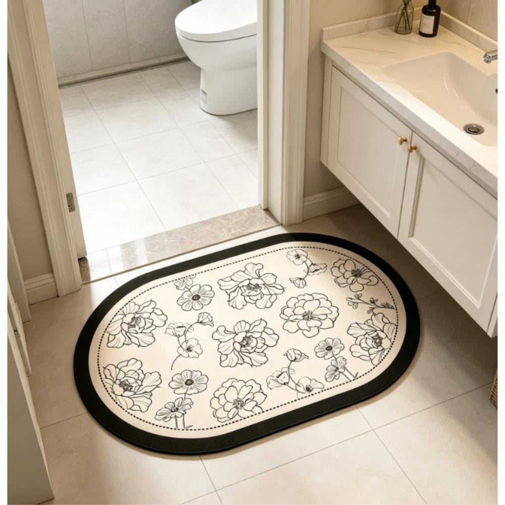 Non-Slip Diatomaceous Earth Bathroom Mat 40x60cm