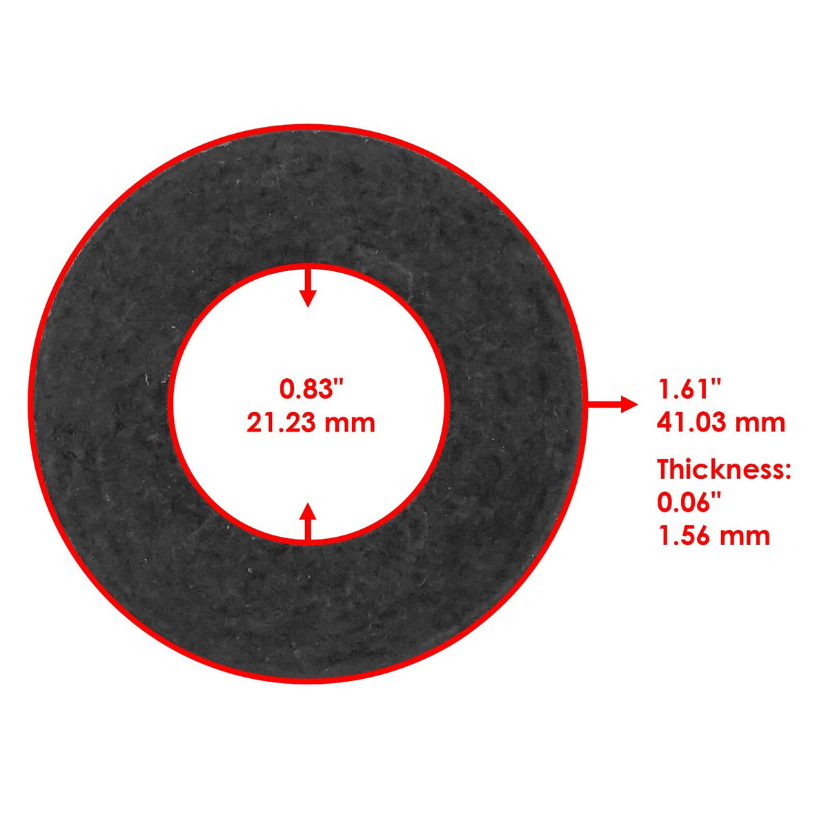 Transaxle Hardened Washer Replacement for Dixon D2548YT D25K48YT D25KH48 (Qty 2)