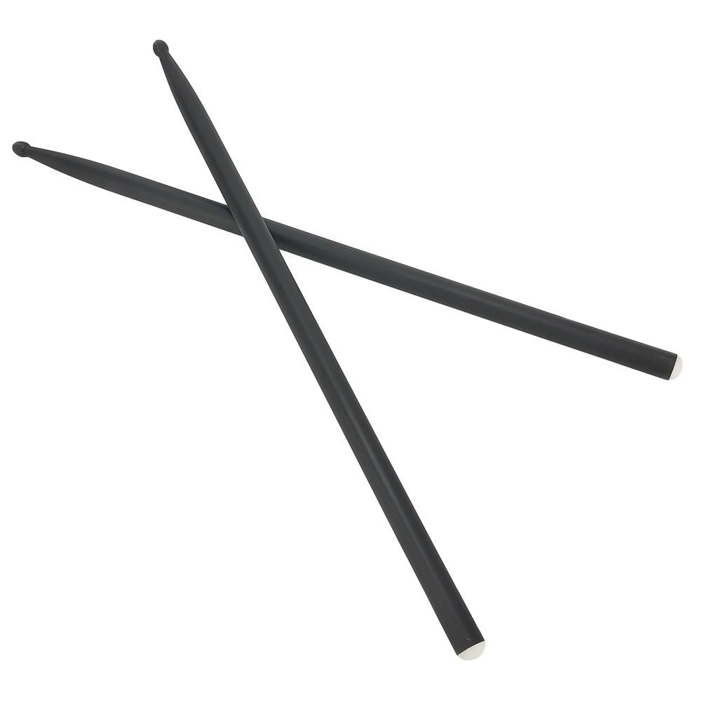 2X Drumsticks 5A Black Carbon Dia 0.565 Flexible Length 16