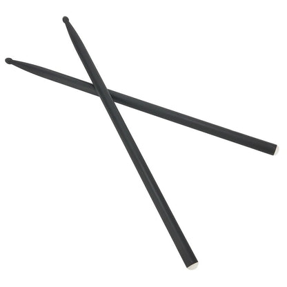 2X Drumsticks 5A Black Carbon Dia 0.565 Flexible Length 16