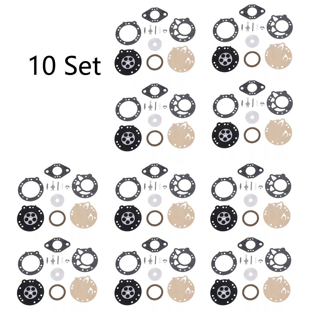 10X Carburetor Repair Kit for Zama RB-42 Stihl TS350 TS360 (08–090)