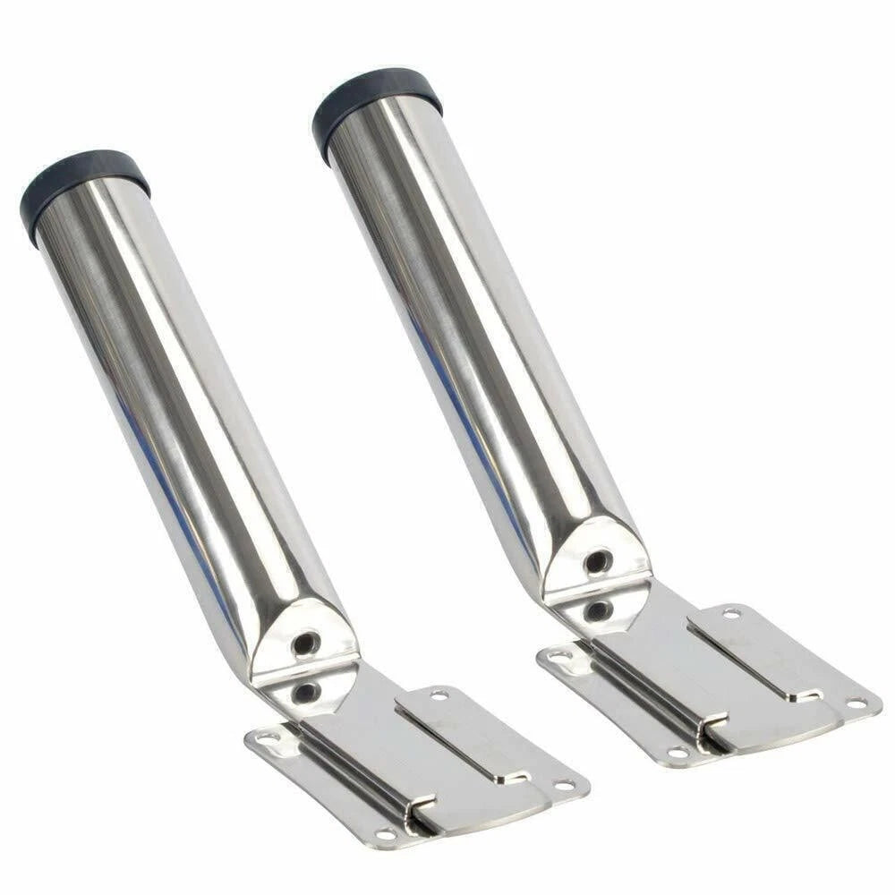 2PC Stainless Fishing Rod Holder Slide Mount for Boat (30°)