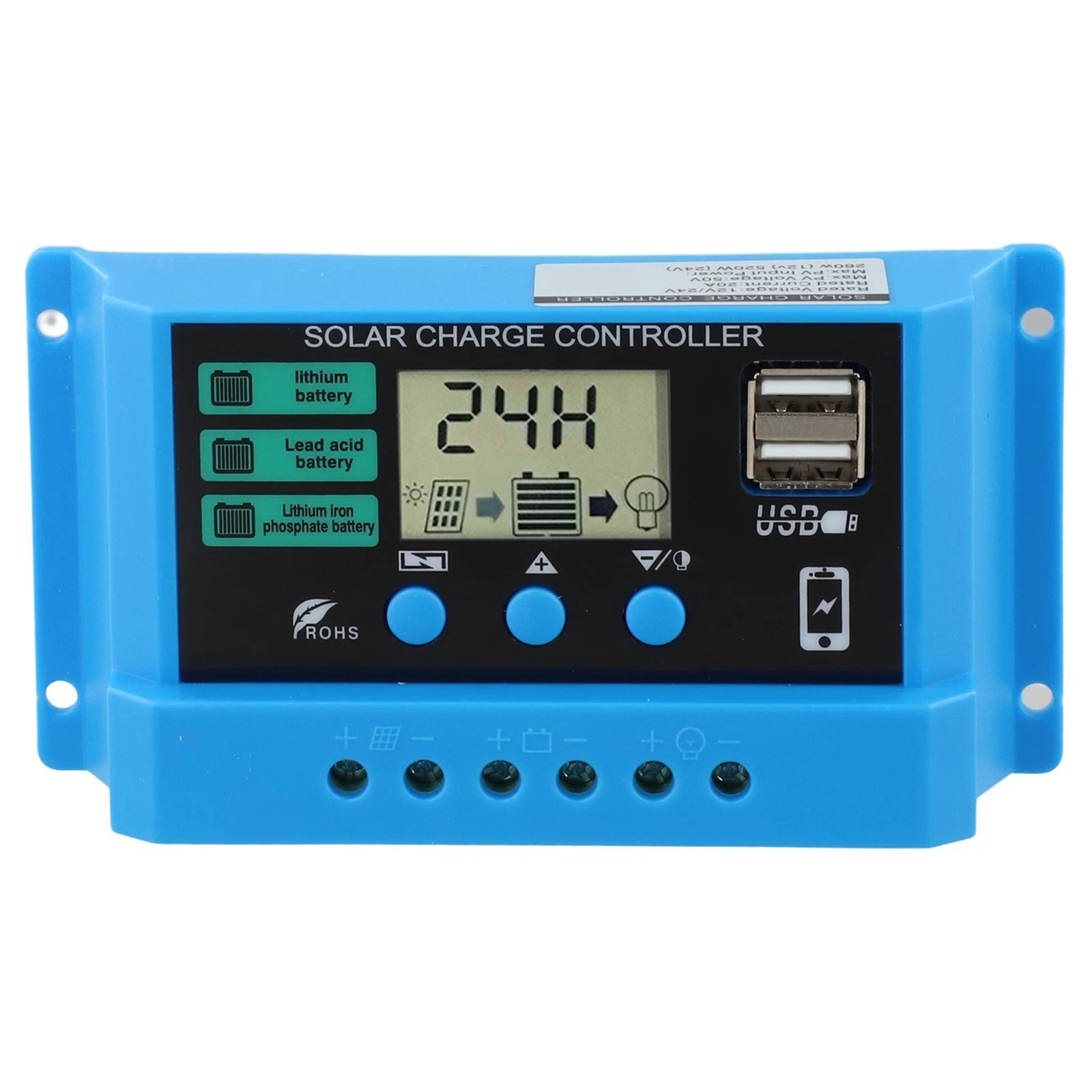 Battery Management Solar Controller 12V/24V (133.550.5mm)