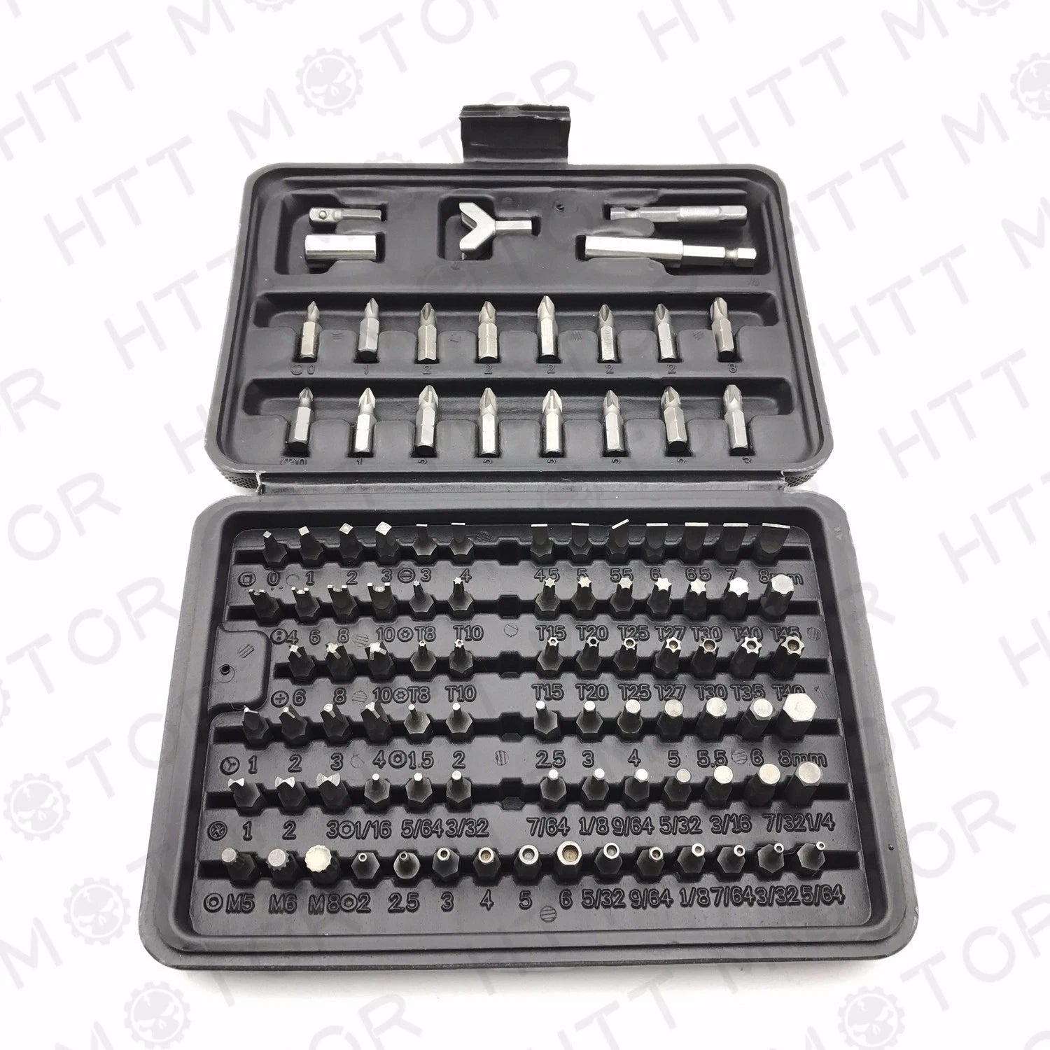 100 Piece Security Bit Set for Locksmiths - Torx Hex Key