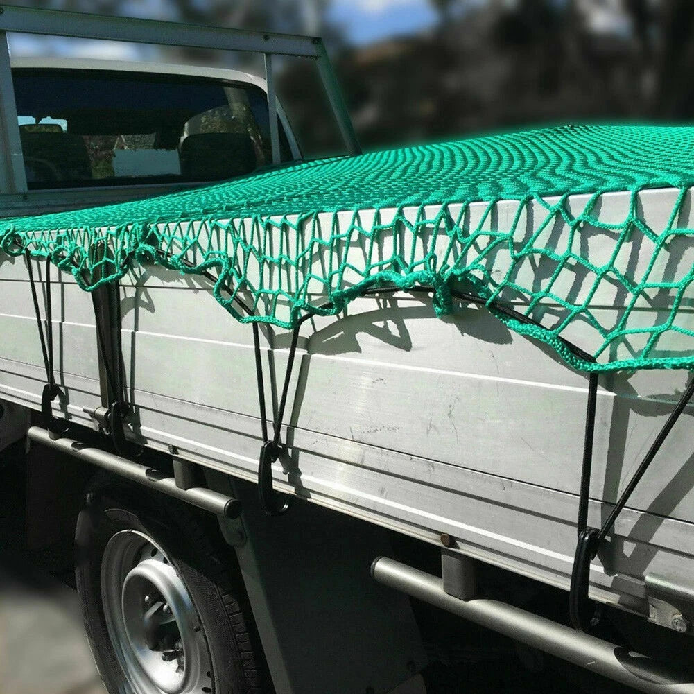 Heavy Duty Cargo Net with 15 Hooks for Truck Trailer Coverage