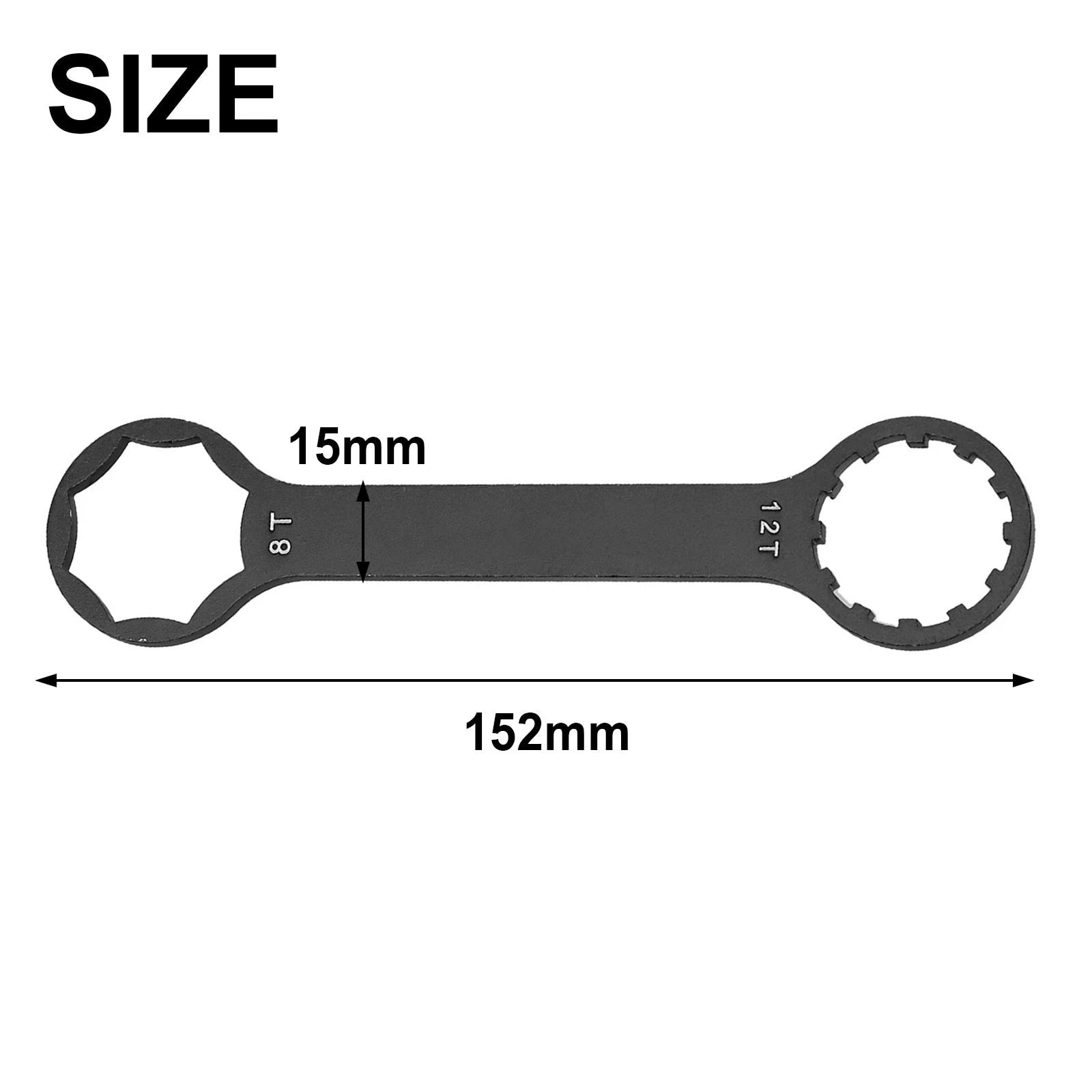 Bike Front Fork Cap Wrench Tool for Ergonomic Design (Lightweight, Sturdy)