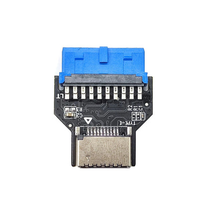 USB 3.0 Internal Header to USB 3.2 Type-C Converter (19-Pin to 20-Pin)