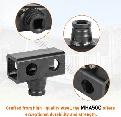 Anchor Driver Adapter Tool for Earth, Utility & Mobile Home Anchors (MHA50C)