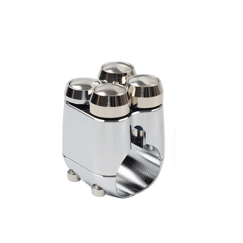 Handlebar Horn Turn Signal Light Control Switch for Harley Bobber (1")