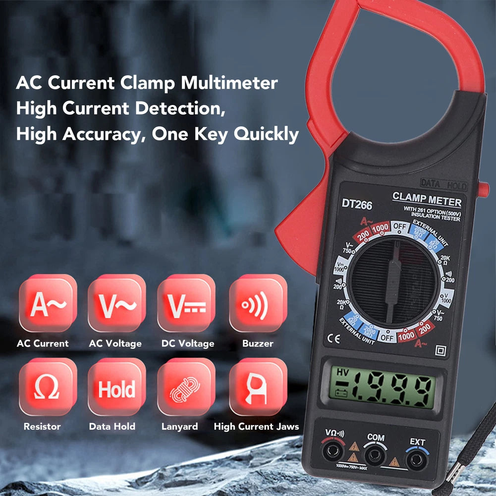 DT266 Multifunction Clamp Meter for Automotive Use