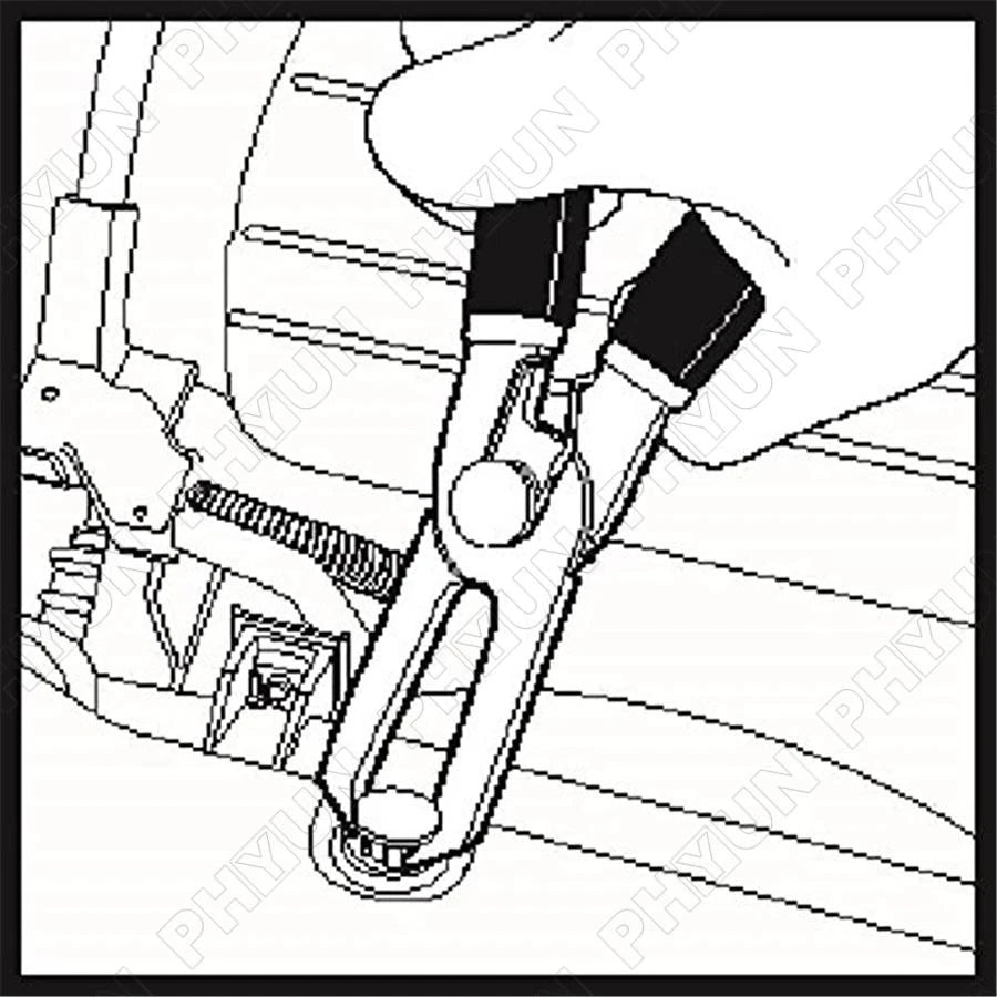 30° Push Retainer Pin Pliers for Universal Use (Plastic Poly Rivet)