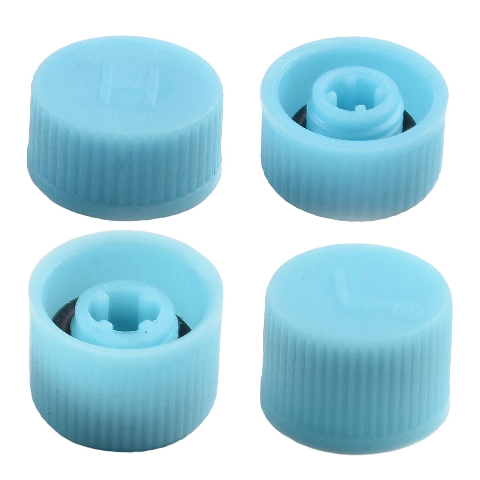 4X A/C High & Low Pressure Valve Caps for