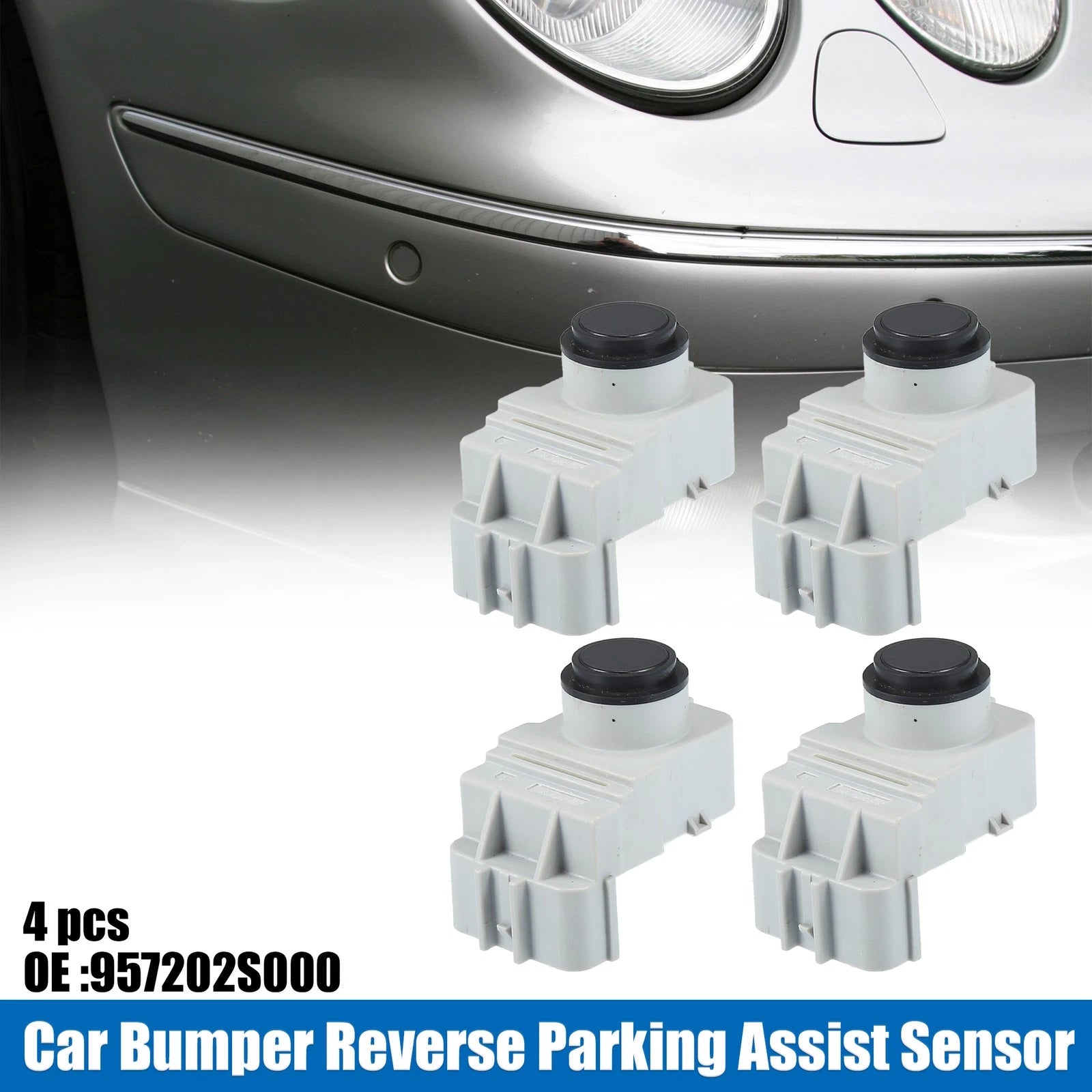 4 Pc Parking Assist Reverse Sensor Replacement for Hyundai Tucson (2005–2015)