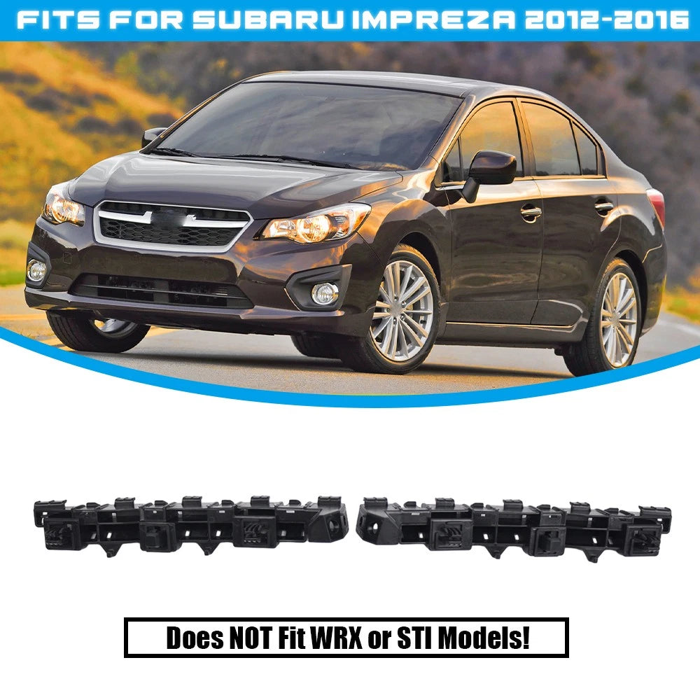 Set of 2 Front Left & Right Bumper Brackets for Subaru Impreza (2012–2016)