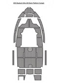 EVA Pads for Sea Hunt Ultra 225 (2016) - Swim Platform Cockpit Flooring