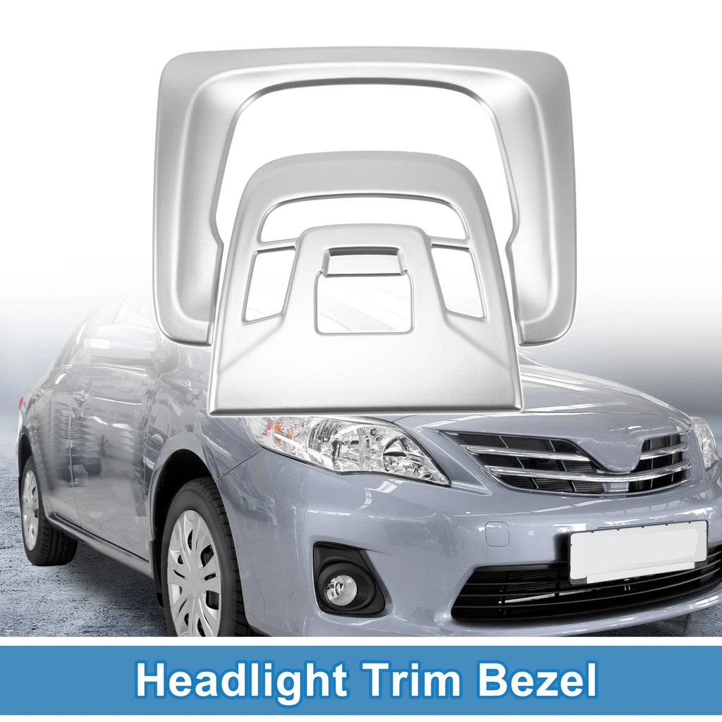 Front Row Headlight Trim Bezel for Toyota Corolla (2022–2024) ABS