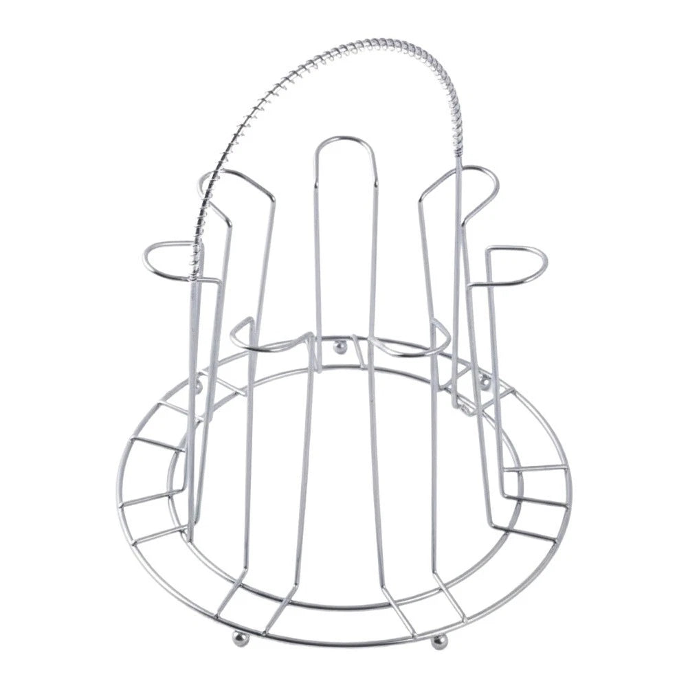 Stainless Steel Cup Rack Holder for Glass Drain and Storage