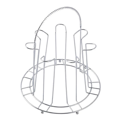 Stainless Steel Cup Rack Holder for Glass Drain and Storage