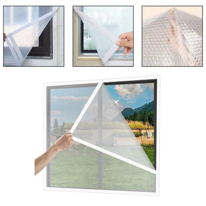 Semi Transparent Window Insulation Film for Light Transmission and Dust Control