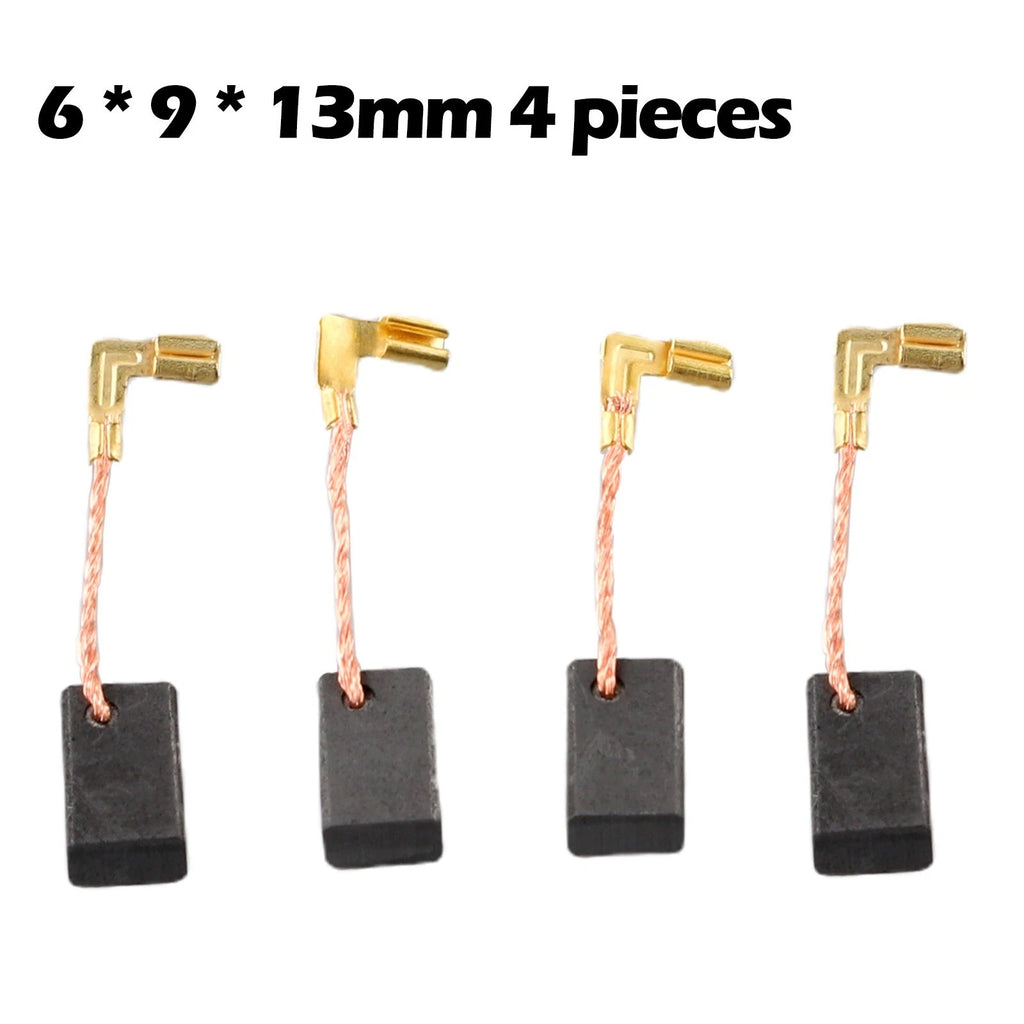 Set of 4 Carbon Brushes for Enhanced Motor Performance Tools