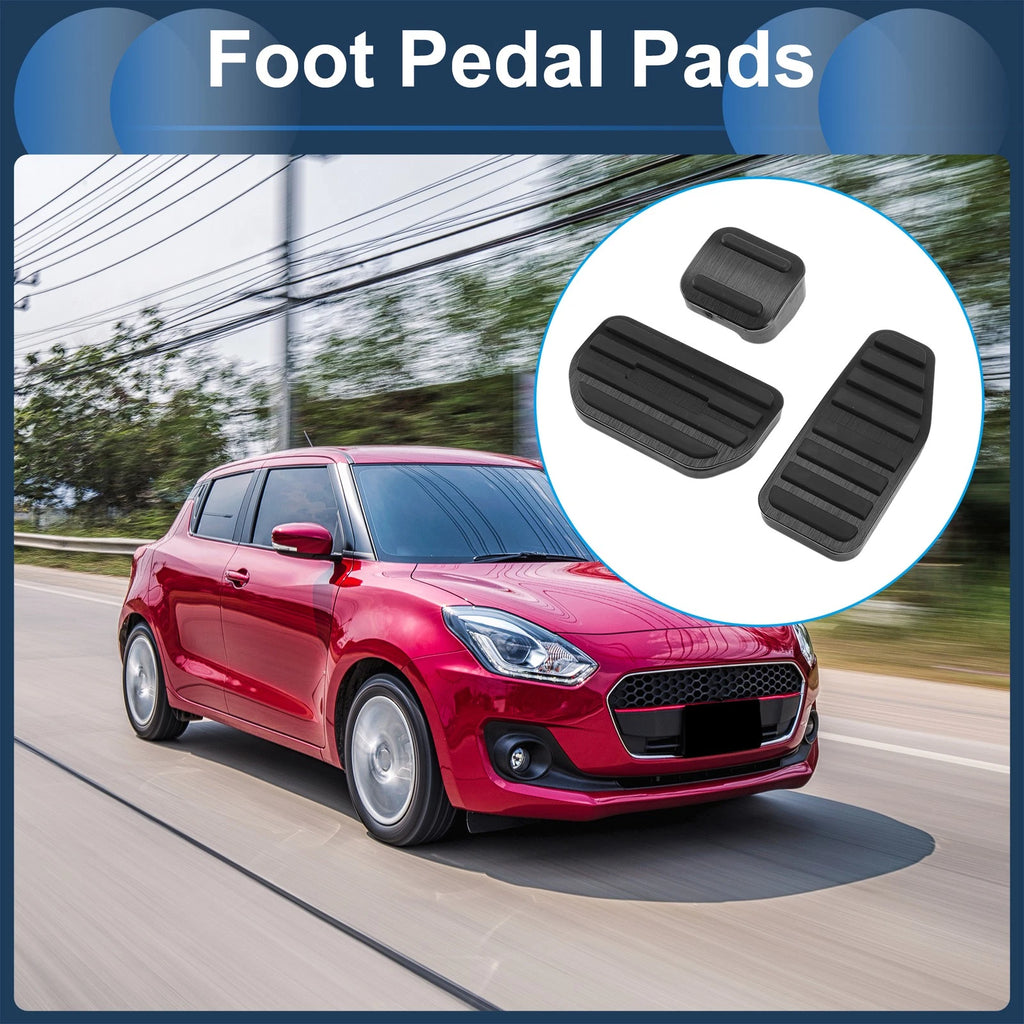 3 Pcs Automatic Foot Accelerator Pedal Covers for Suzuki Swift (No Mark)