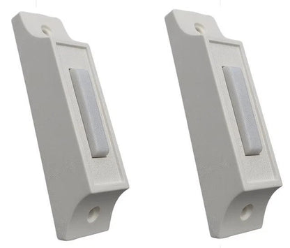 2X Wired Doorbell Switch for Home Installation - Retro Zinc Alloy