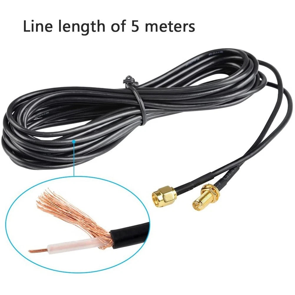 5M Coaxial Extension Cable for WLAN Wifi Aerial