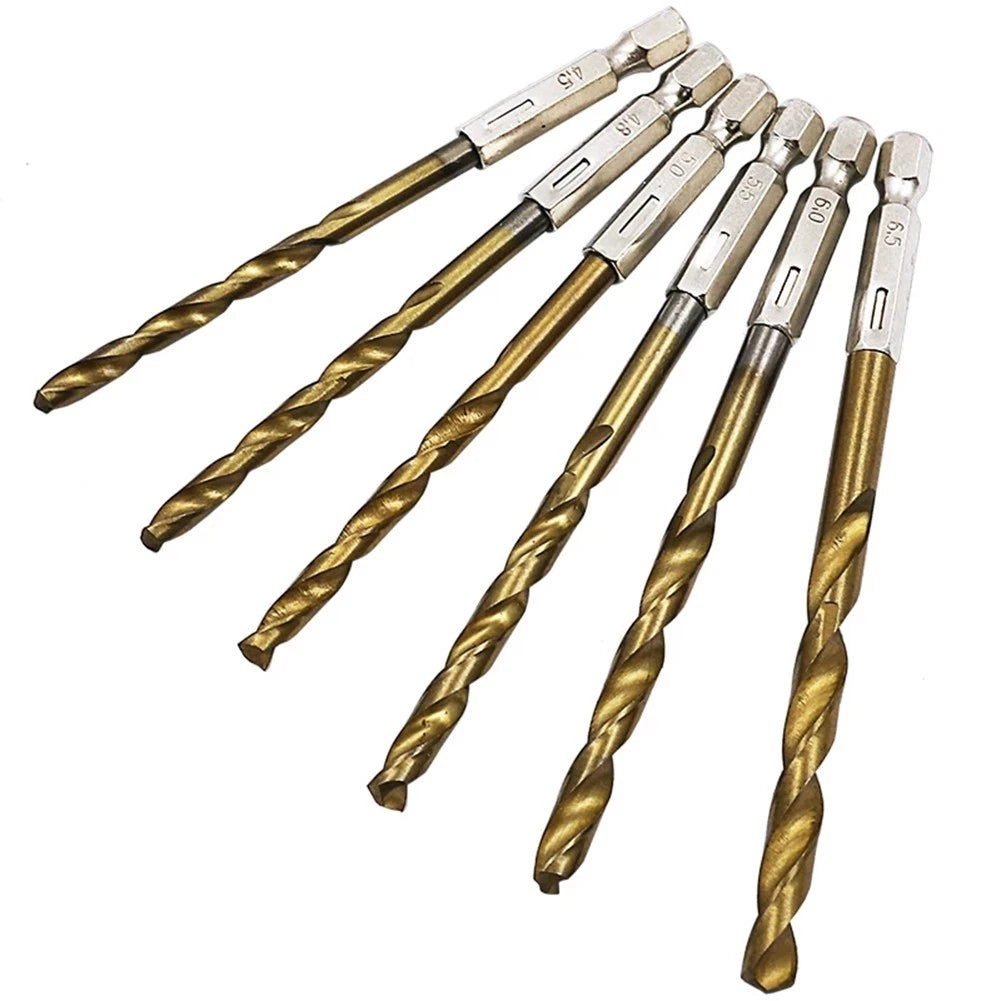 5.5mm Hex Shank Drill Bit for Aluminum (1/4" Hex)