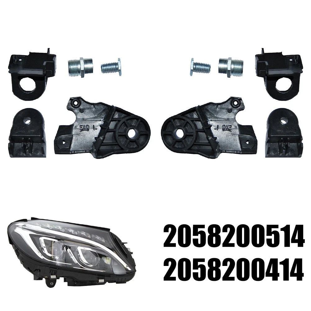 Headlight Bracket Pair for (2058200414, 2058200514)