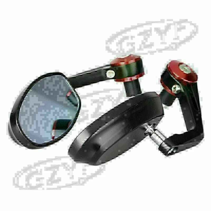 Universal 7/8" Handle Bar End Rearview Mirrors for all Harley Models