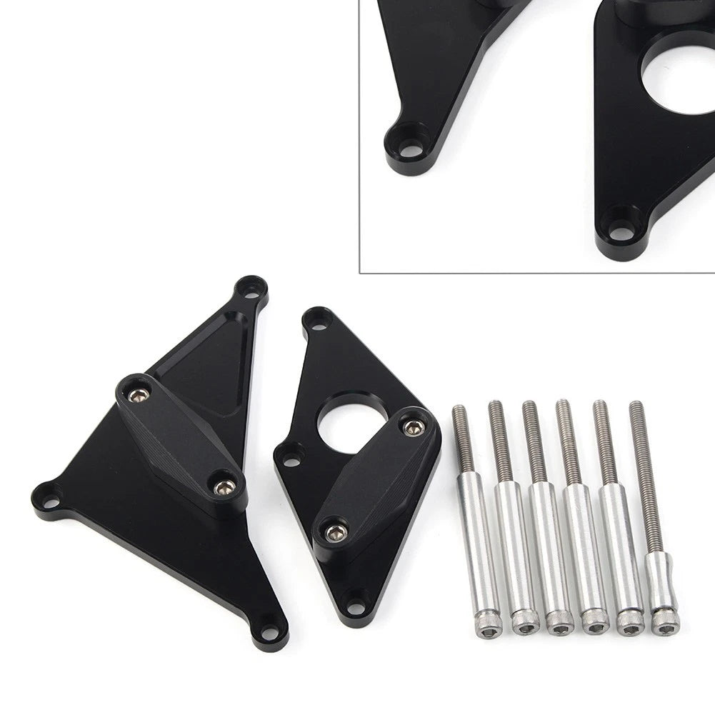 Engine Case Slider Protector Cover for Suzuki SV650 (2016–2018) Aluminum Black