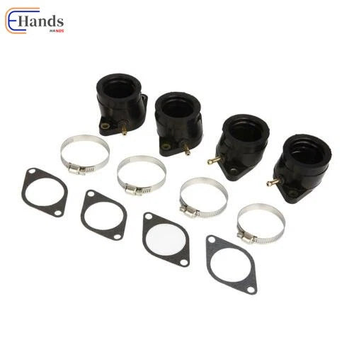4X Carburetor Intake Manifold Boot for Yamaha XJ650 XJ750 (1981–1983)