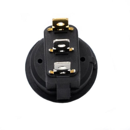 4Pcs LED Dot Light Round Rocker Switch for Auto Boat