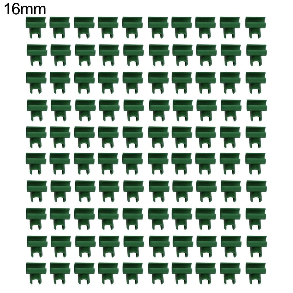 100PCS Garden Trellis Plant Clips Rotatable Rod Connector Buckle