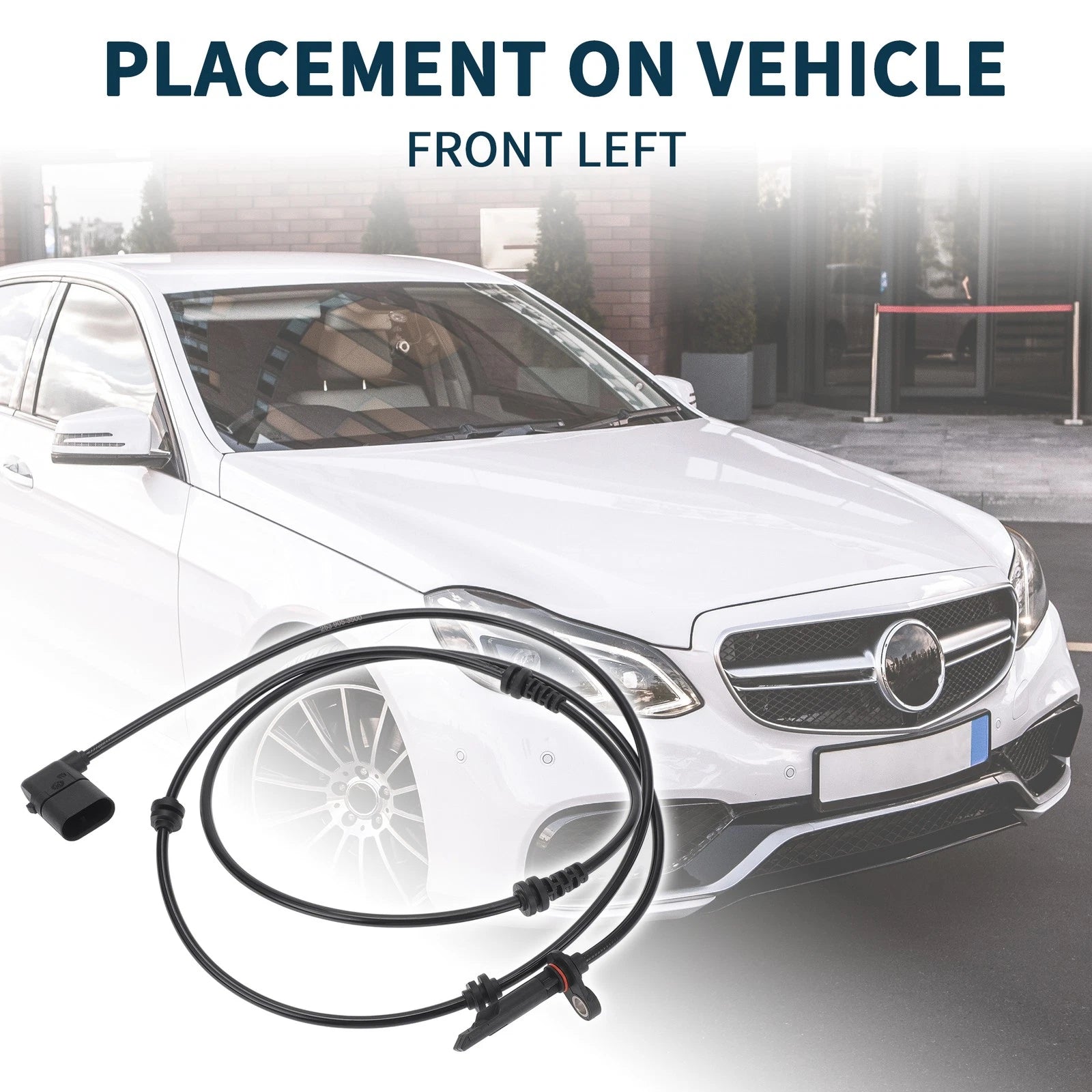 Front Left ABS Wheel Speed Sensor Replacement for Mercedes-Benz GLC300 (2016–2023)