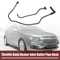 Throttle Body Heater Inlet Outlet Hose Pipe Set for Chevy Silverado (2014–2018)