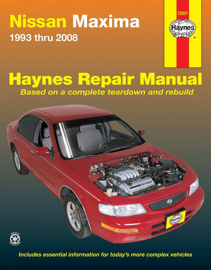 Haynes Repair Manual for Nissan Maxima (1993–2008)