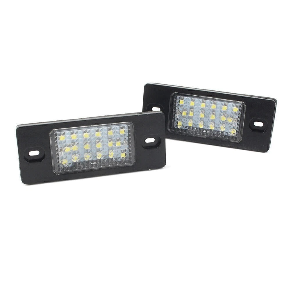 2X White LED License Plate Light for Porsche Cayenne VW Touareg (2003–2010)