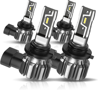 2X 9005 + 9006 LED Headlight Bulbs Conversion Kit for (6500K)